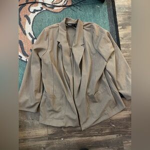 Briggs Light Brown Women's Blazer 3X